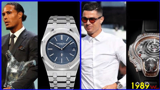 đồng hồ tiền tỷ của Ronaldo và Van Dijk