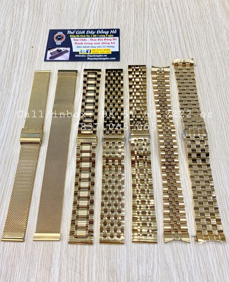 Dây Đồng Hồ Kim Loại Tại 1989Watch 3 day kim loai 1989